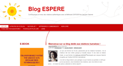 Desktop Screenshot of blog-espere.com